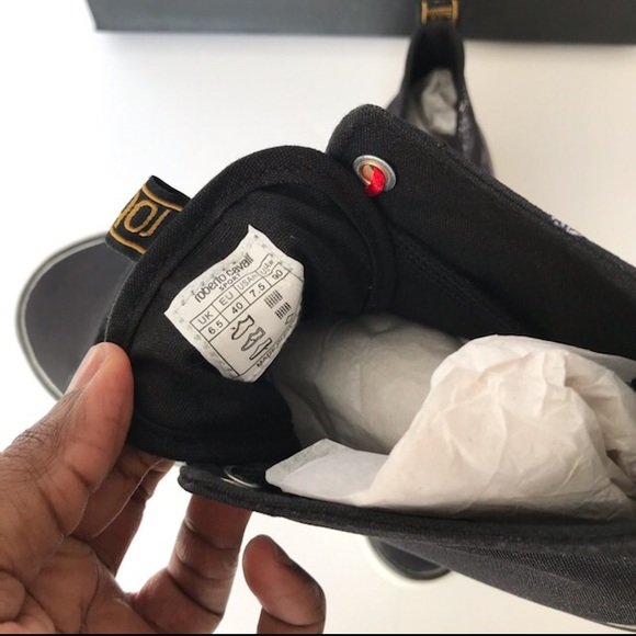 Roberto Cavalli Sport Black Snake Print Sneakers - Picture 8 of 8